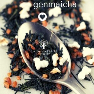Hojas de té verde Genmaicha